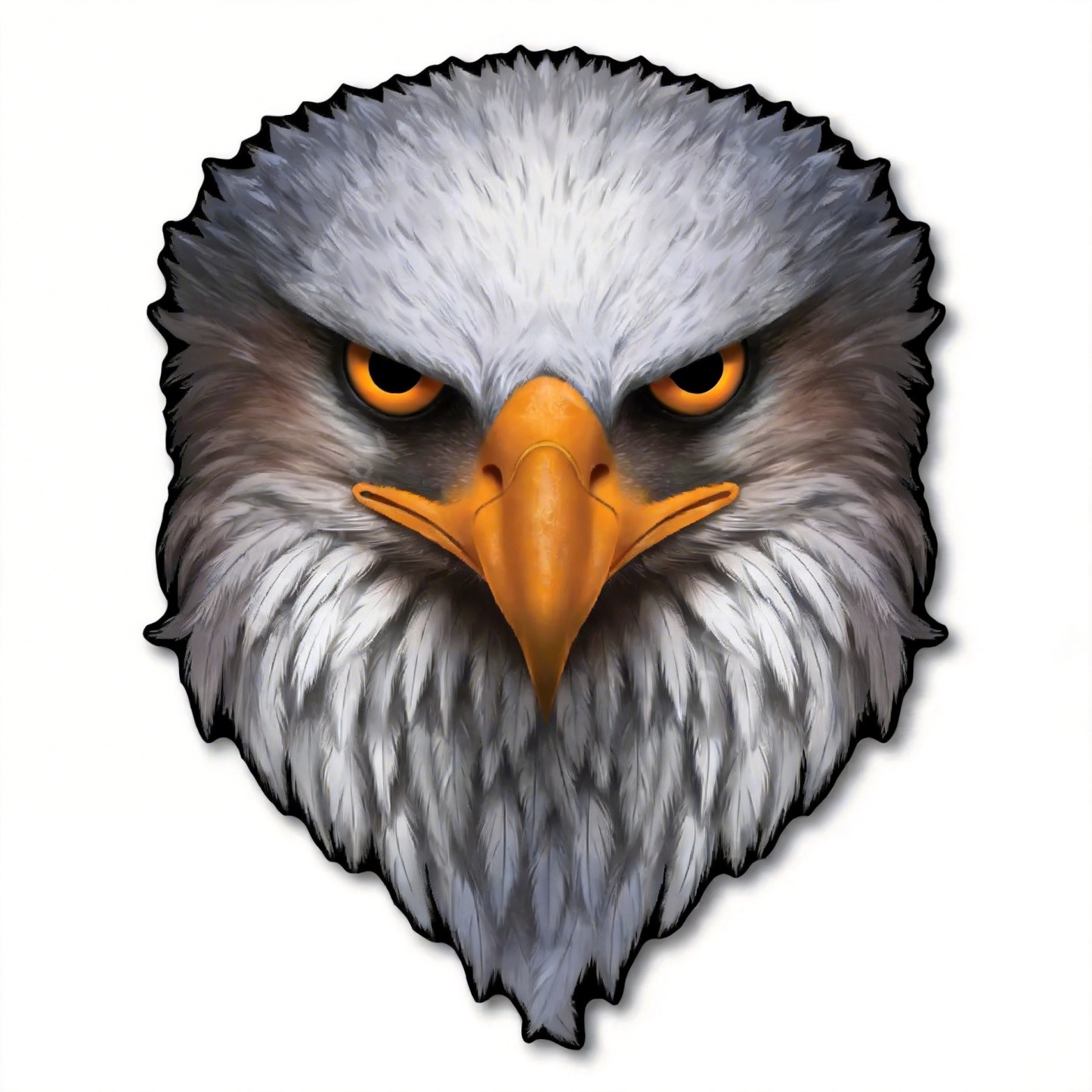 🔥Last Day 50% OFF - 🦅Reflective Eagle Eyes USA Flag Decal – Waterproof Patriotic Vinyl Sticker for Trucks, Cars & Gear