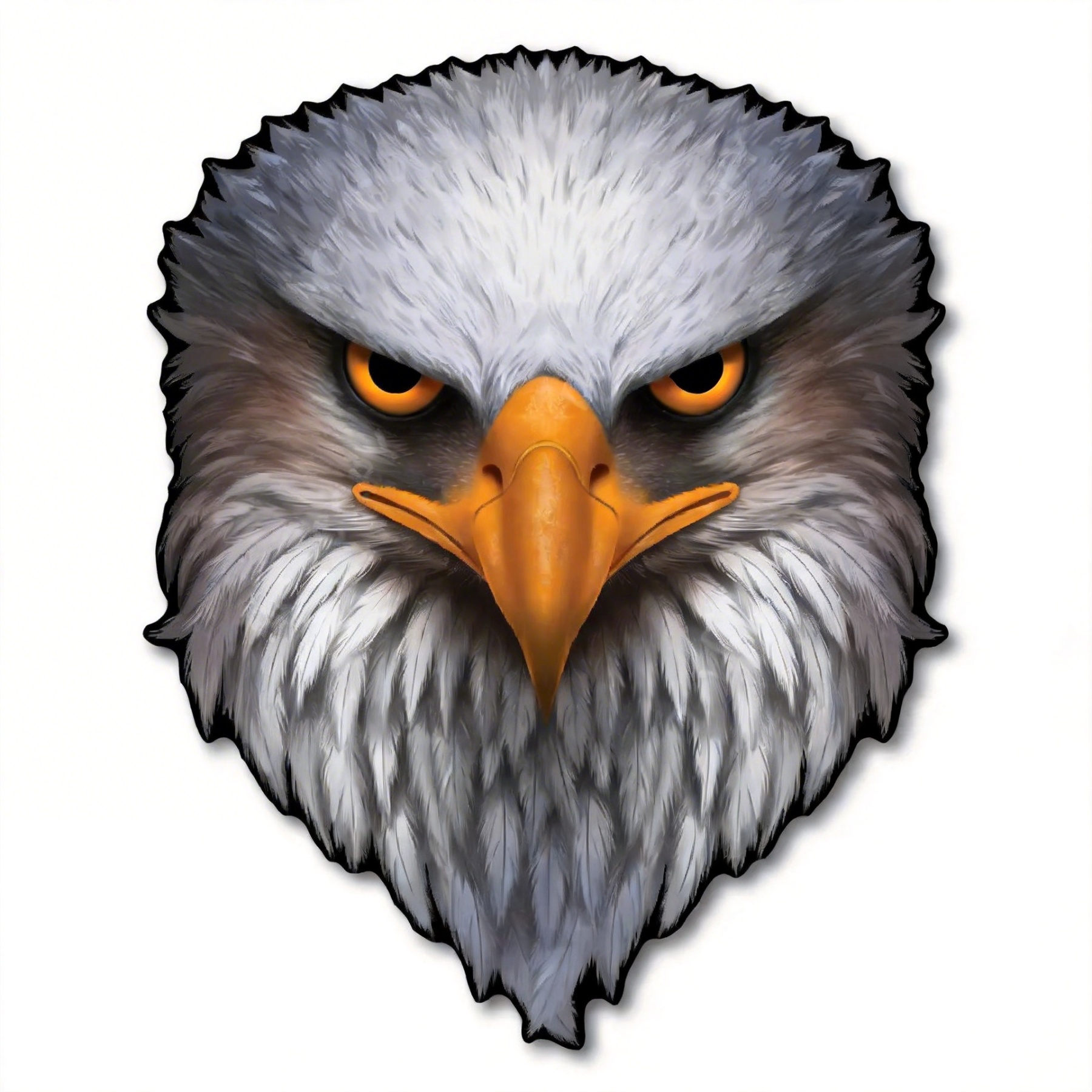 🔥Last Day 50% OFF - 🦅Reflective Eagle Eyes USA Flag Decal – Waterproof Patriotic Vinyl Sticker for Trucks, Cars & Gear