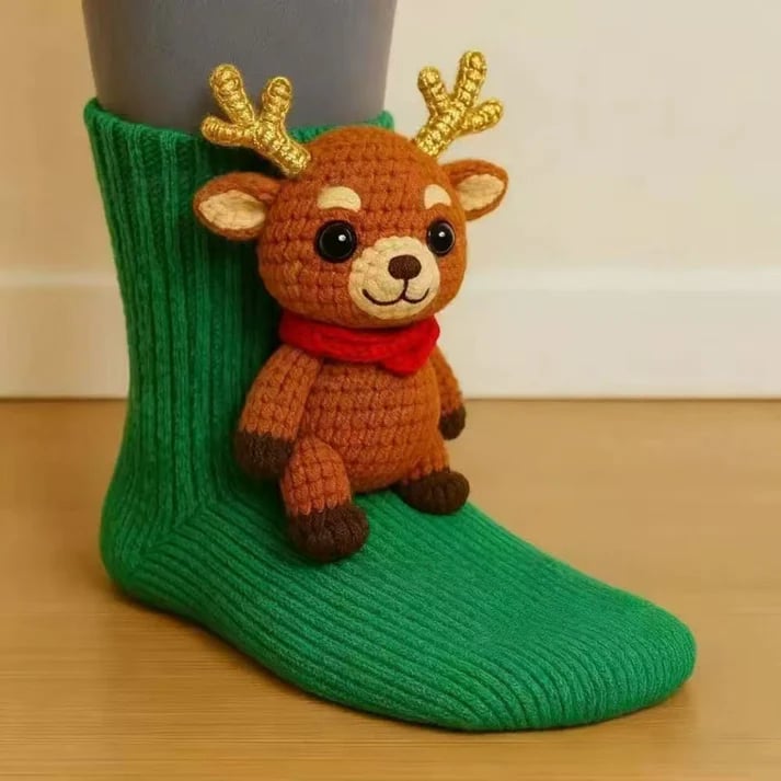 🎅Christmas Sale 49% Off 🎄3D Knit Animal Socks