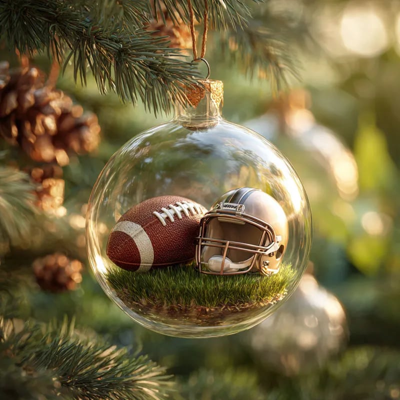 🎄 Sports Holiday Ornament Collection – Bring Your Game to the Tree!