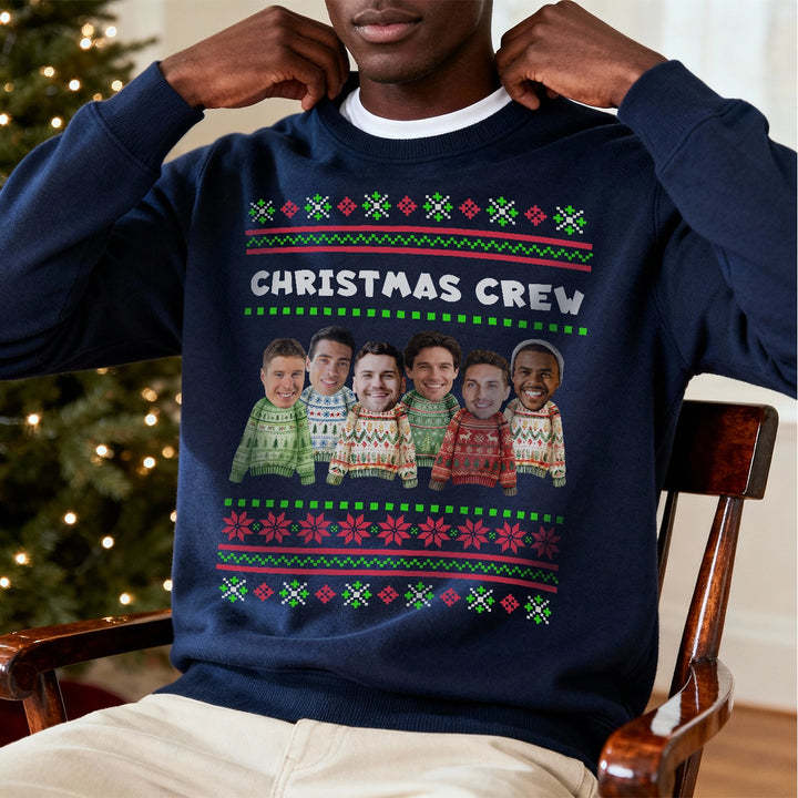 Personalized Ugly Christmas Sweater "Family"