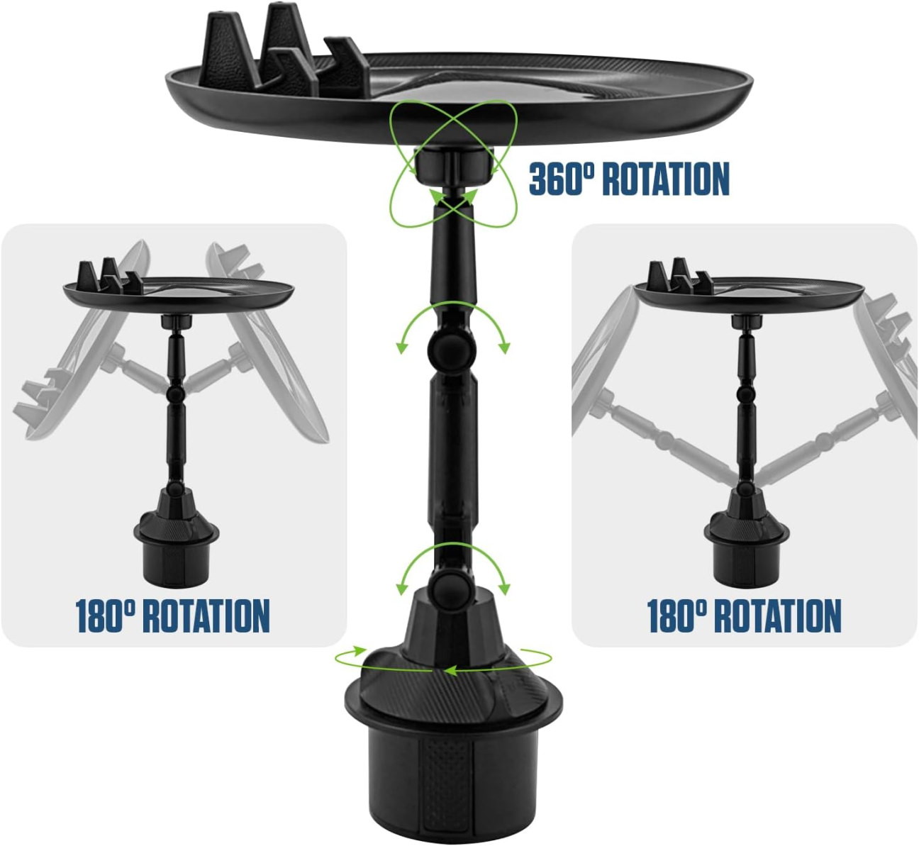 🔥Christmas Sale 49% OFF – Car cup holder tray 360° Rotation