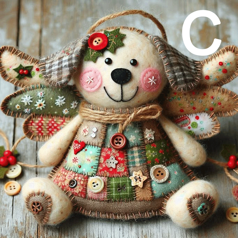 🔥LAST DAY 49% OFF - DIY Patchwork Animal Angel Kit