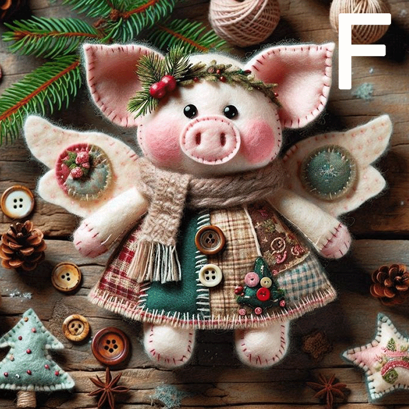 🔥LAST DAY 49% OFF - DIY Patchwork Animal Angel Kit