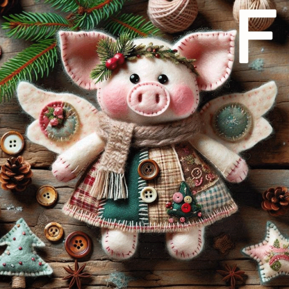 🔥LAST DAY 49% OFF - DIY Patchwork Animal Angel Kit