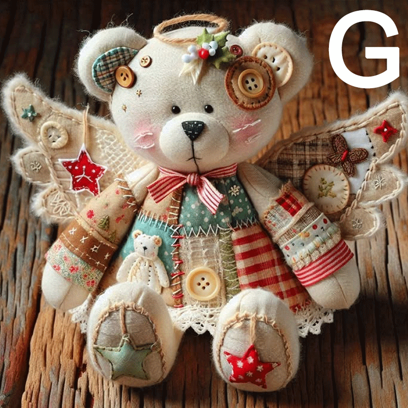 🔥LAST DAY 49% OFF - DIY Patchwork Animal Angel Kit