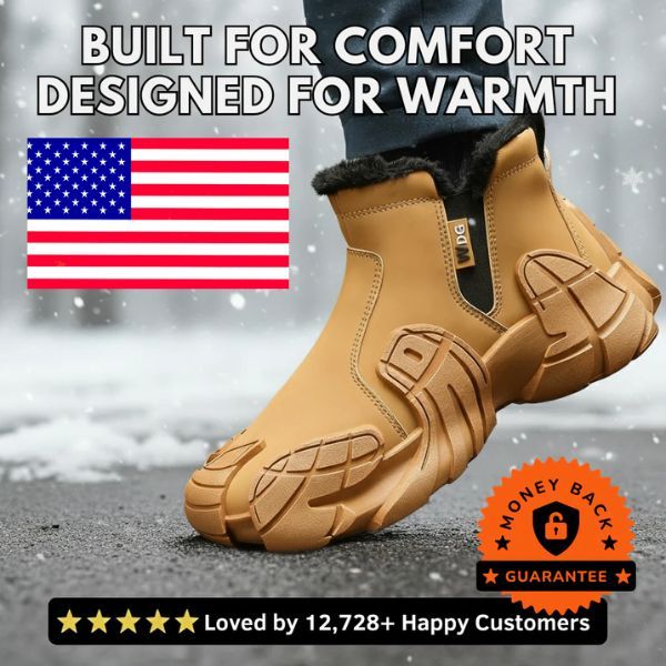 📢📢50%  OFF !! ⏰Men‘s Soft Waterproof Hiking Boots