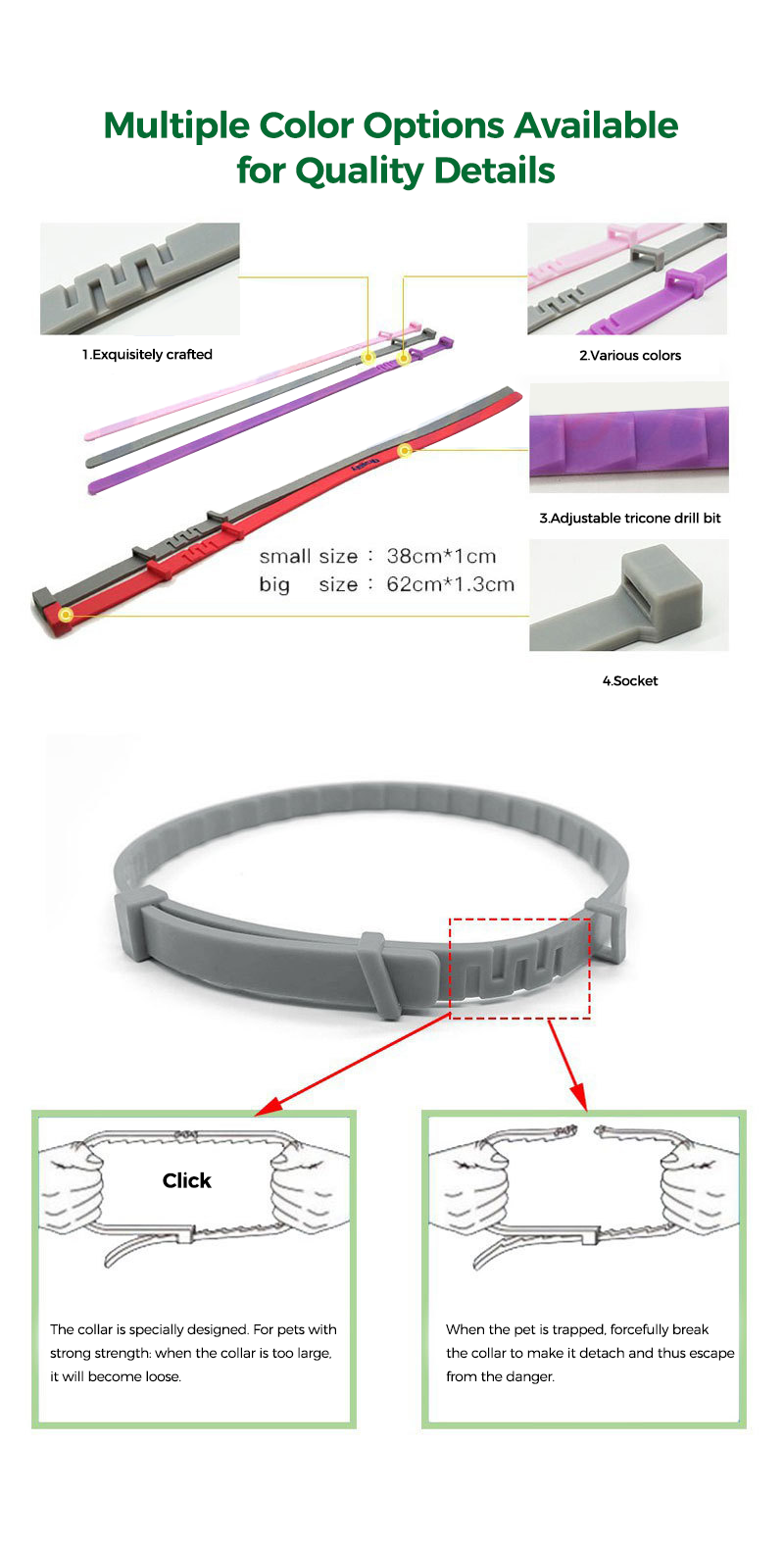 Dog And Cat Flea & Tick Collar, Up to 8 Months