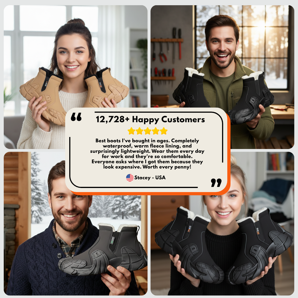 📢📢50%  OFF !! ⏰Men‘s Soft Waterproof Hiking Boots