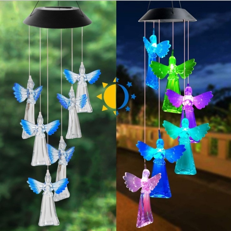 Colorful LED Solar-Powered Light Bulb Wind Chimes (🔥2025 BEST GIFT TO FAMILY🔥)