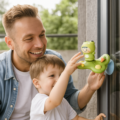 Montessori Suction Cup Spinner – Rotating Educational Toy