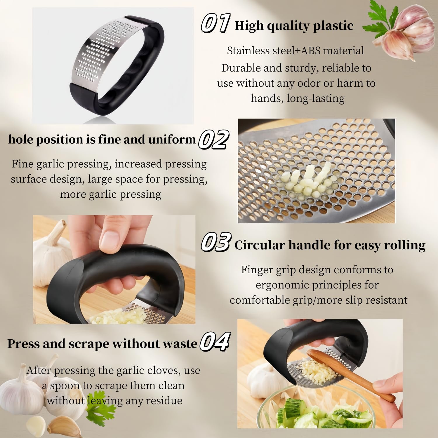 🏆 500K+ SOLD! ✨2025 USA🔥Garlic Press Rocker