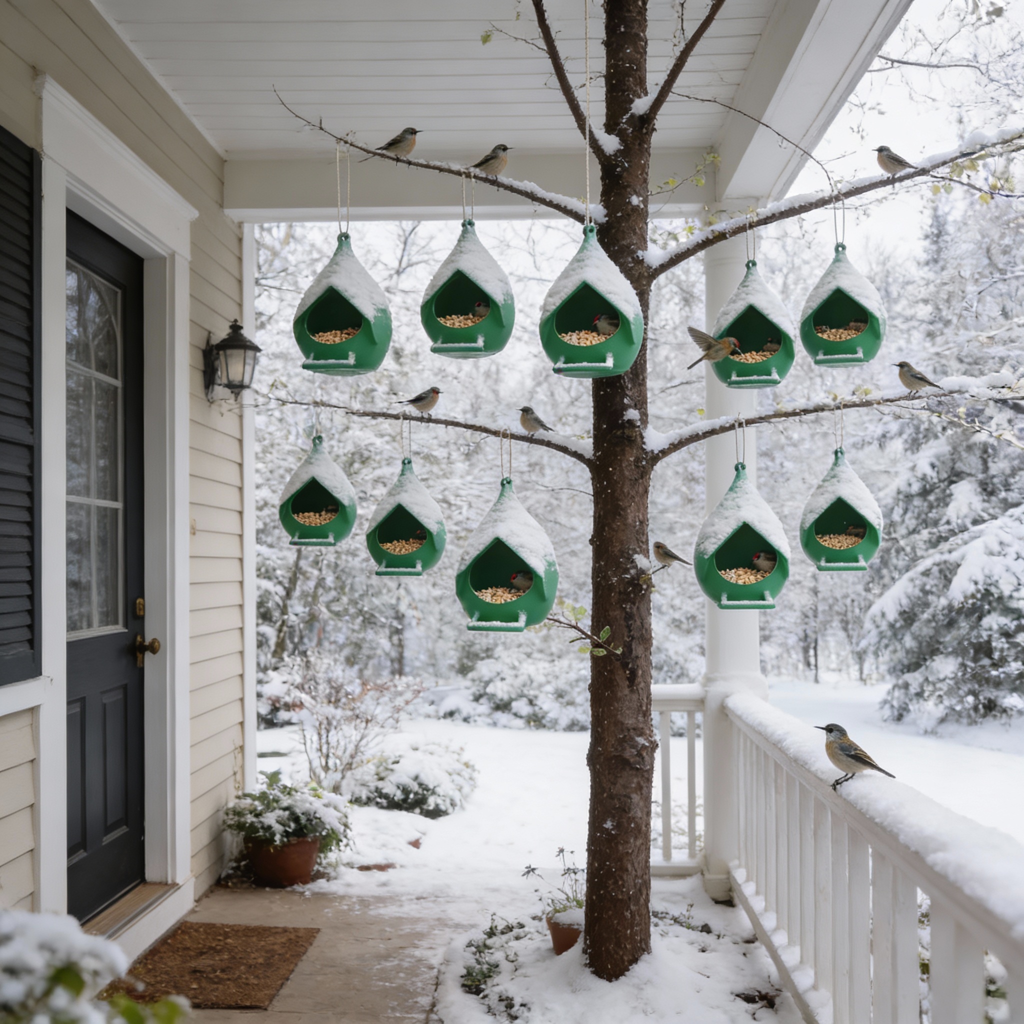 🏆2026 Flash Sale 49% OFF - Winter Hanging Bird Feeder & Bird Nesting House