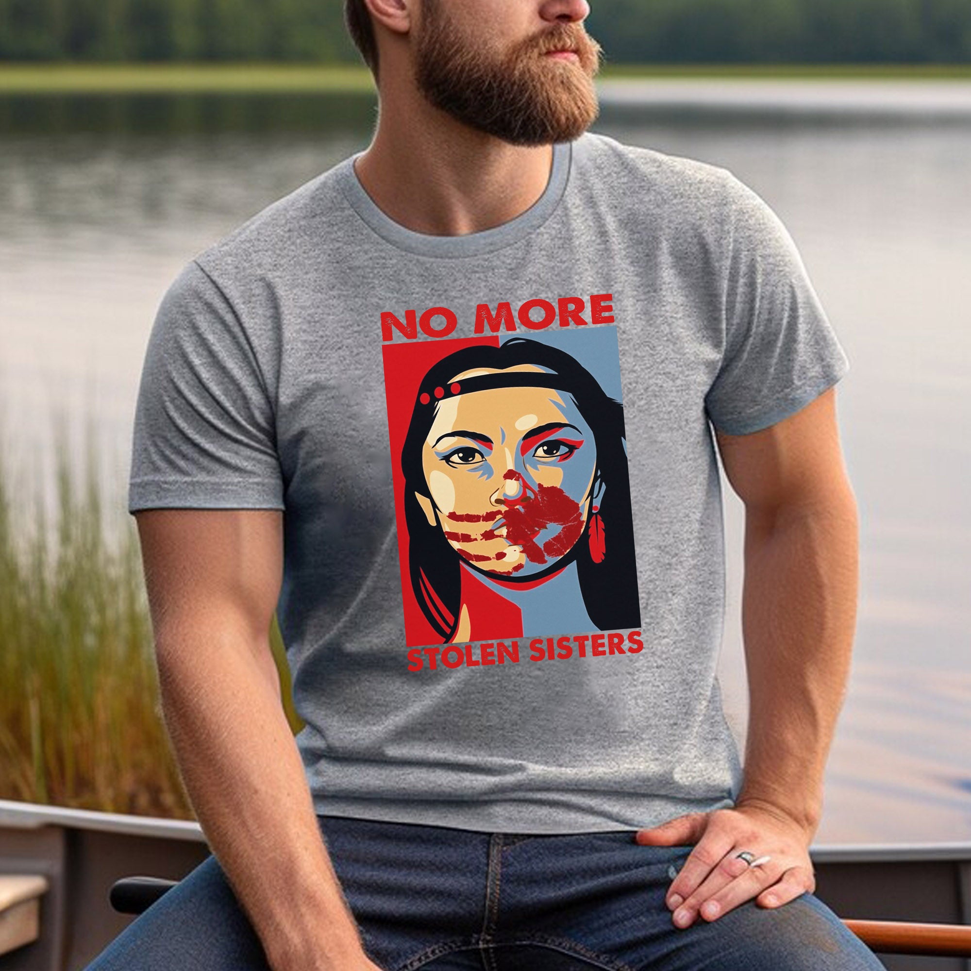 MMIW No More Stolen Sisters Red Hand Unisex T-shirt/Hoodie/Sweatshirt