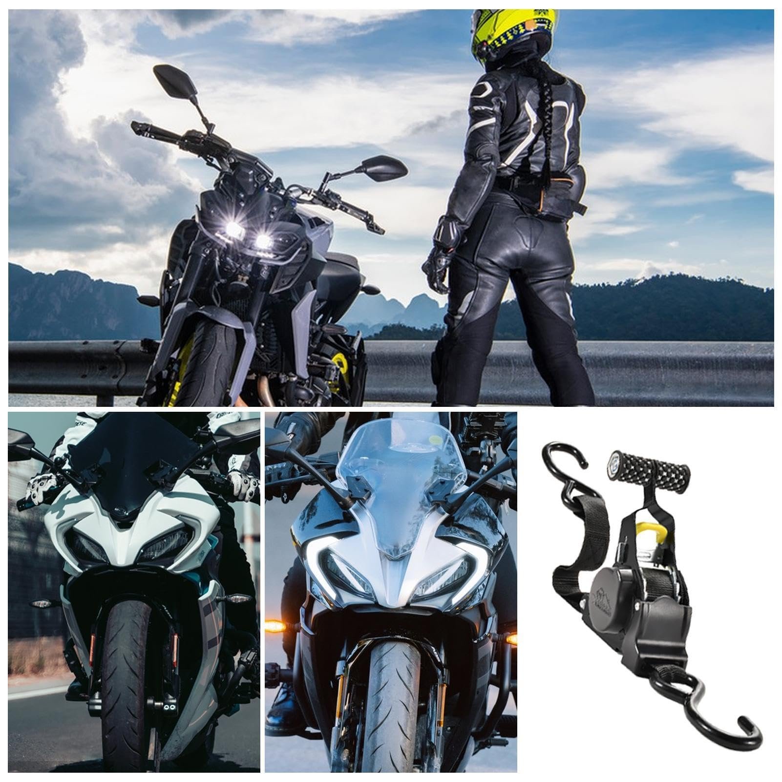 🔥Christmas Sale 49% OFF – Pro Reinforced Heavy-Duty Auto-Retractable Ratchet Straps (Buy 4 Get 1 Free Extra FREE SHIPPING)