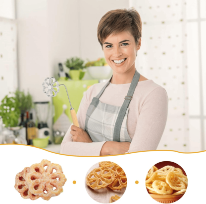 🔥LAST DAY 49% OFF - Nordic-Style Rosettes & Timbale Pastry Mold Set