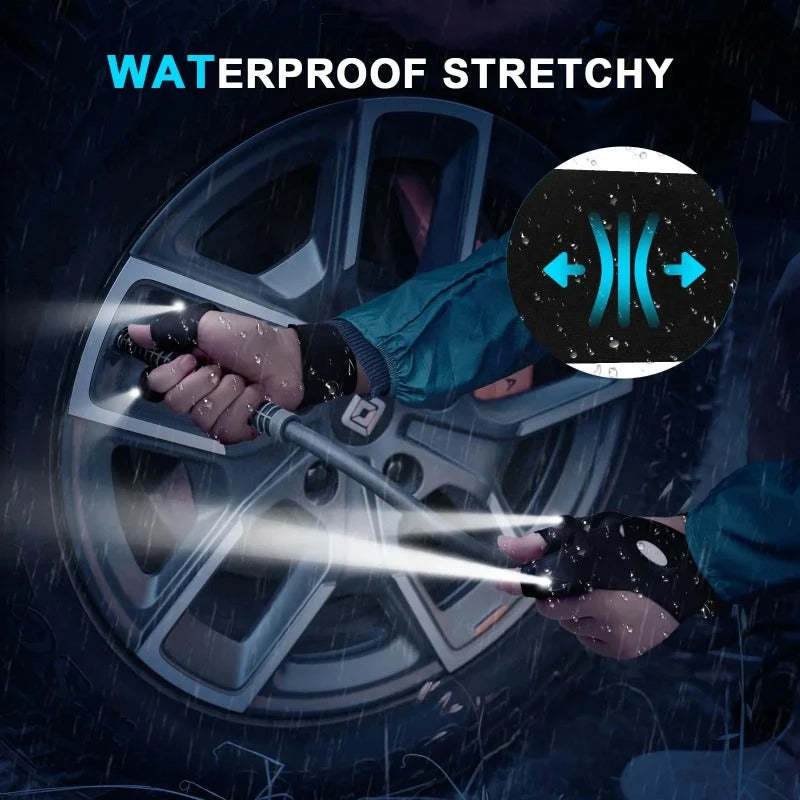 🔥Christmas Sales 49% OFF-Hands-LED Flashlight Waterproof Gloves