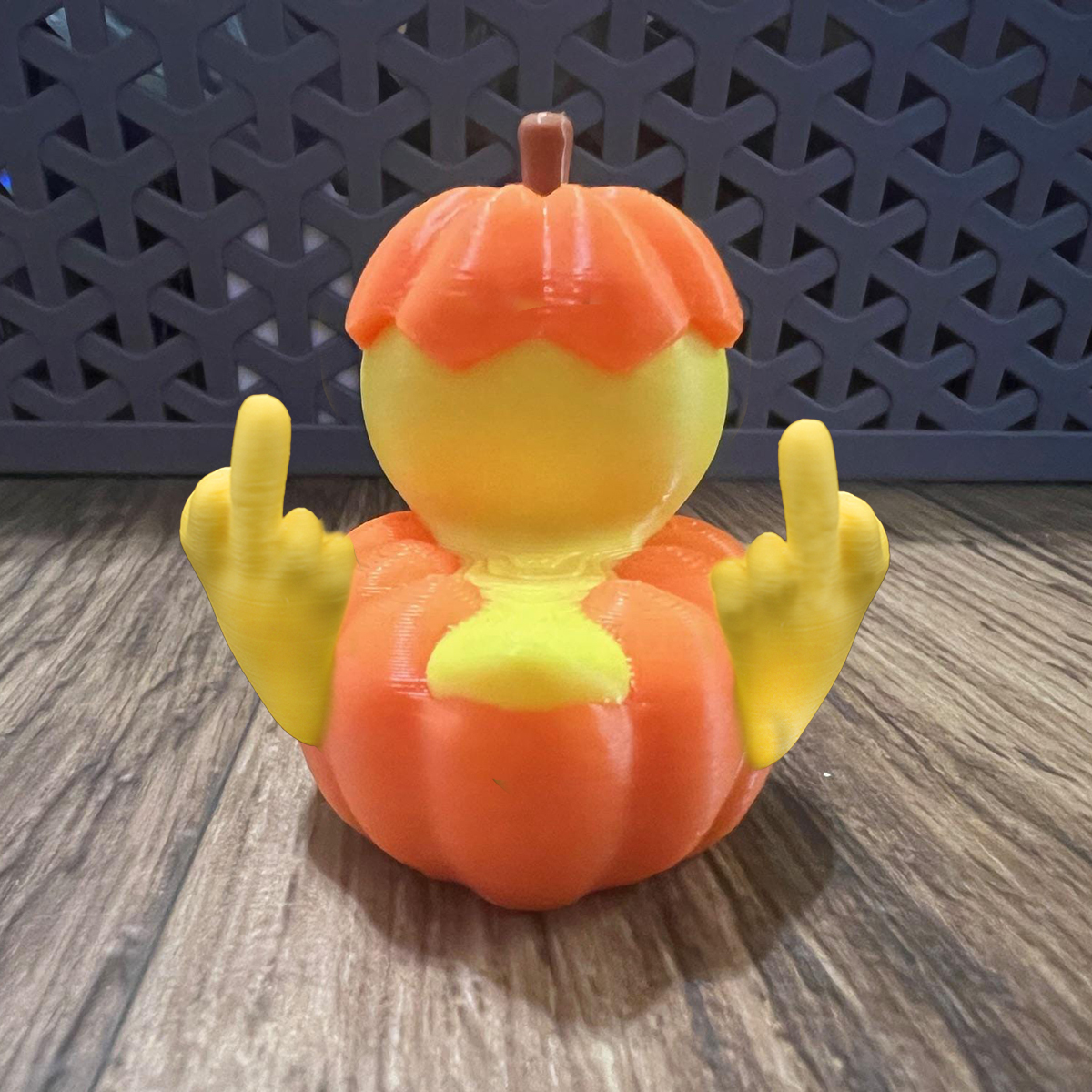 🤣Middle Finger Pumpkin Ducks