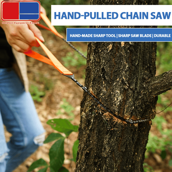 🔥🔥Last sale off 49%-Portable Outdoor Hand Chain Saw（BUY 2 FREE SHIPP