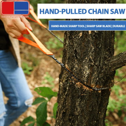 🔥🔥Last sale off49%-Portable Outdoor Hand Chain Saw（BUY 2 FREE SHIPPING)
