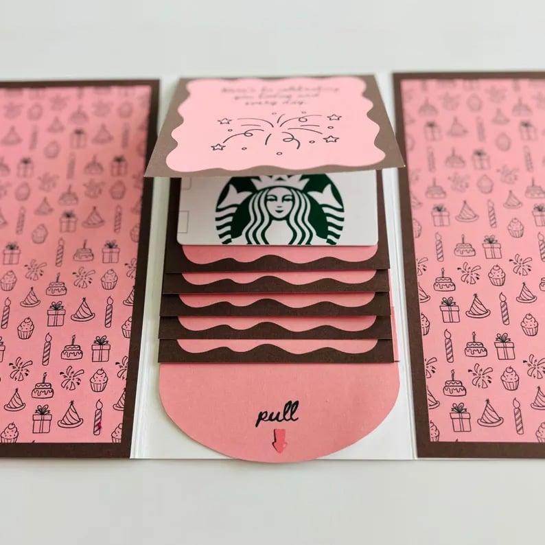 🔥LAST DAY 50% OFF - 🎅✨Handmade Waterfall Christmas Gift Card Booklet♻️Free PDF Included!