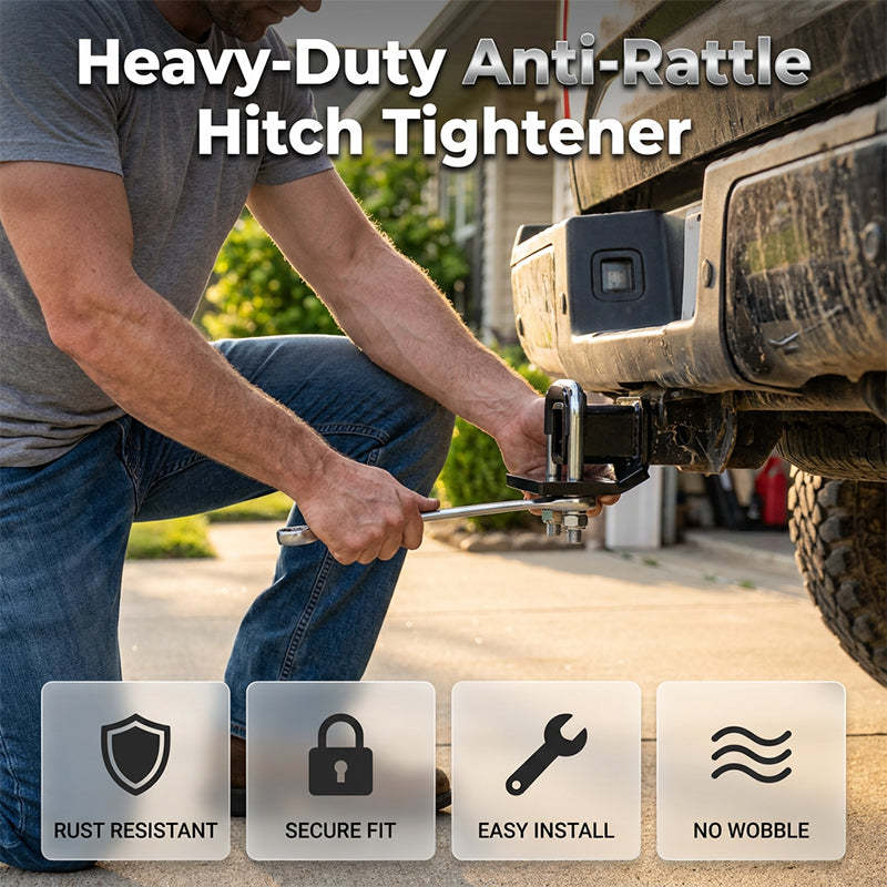 📢📢50% OFF !! ⏰Heavy-Duty Anti-Rattle Hitch Tightener