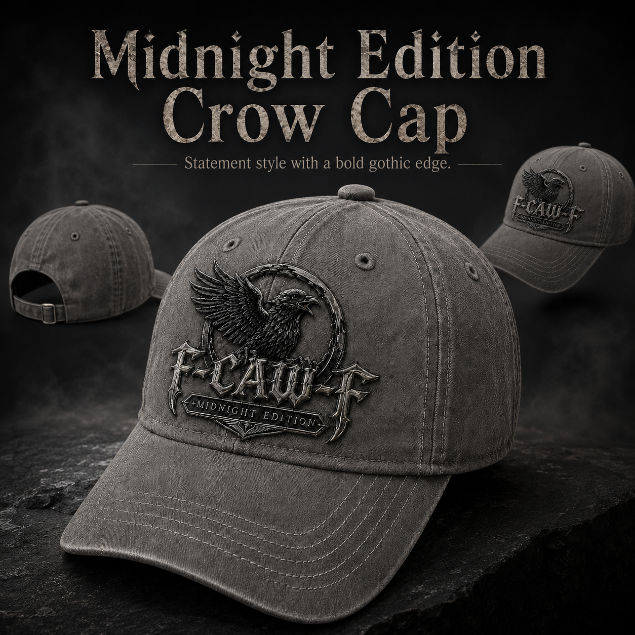 🔥 F-CAW-F "Midnight Edition" Crow Cap