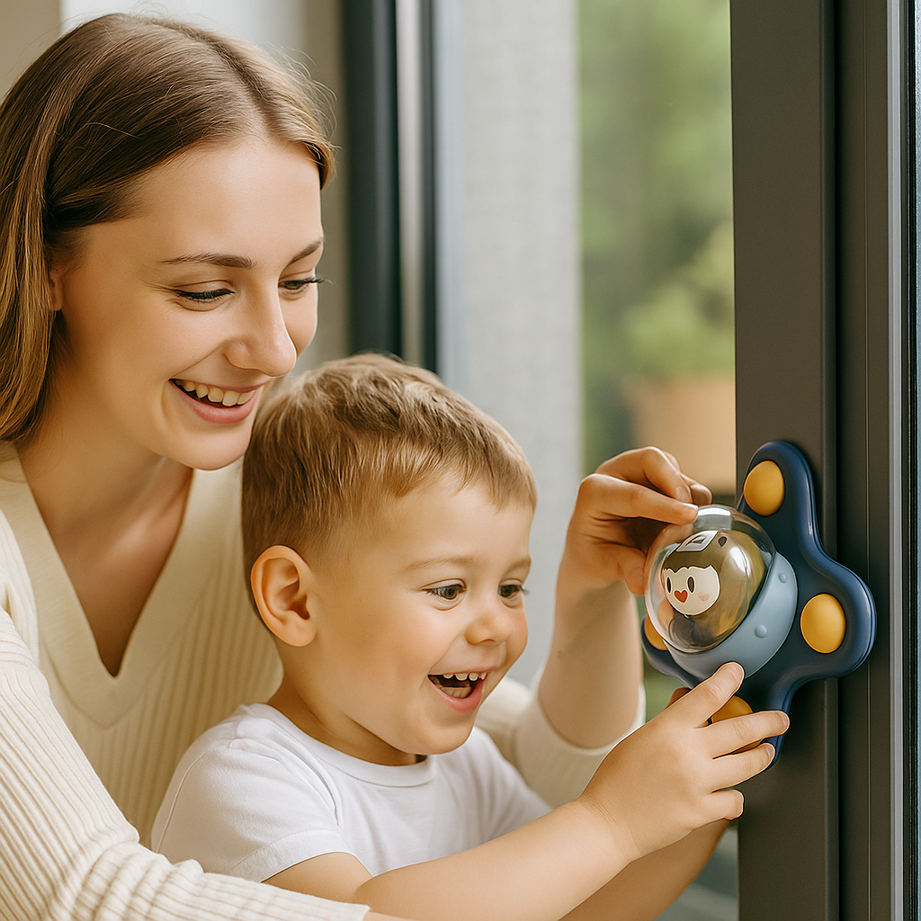 Montessori Suction Cup Spinner – Rotating Educational Toy