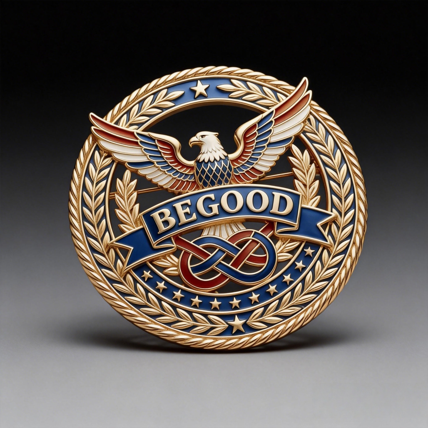 Patriotic Be Good Eagle Pin – Wear Your Values with Pride! 🇺🇸🦅