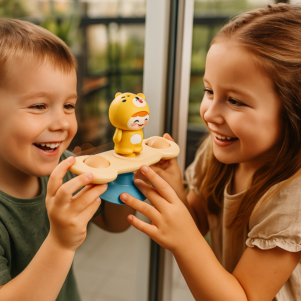 Montessori Suction Cup Spinner – Rotating Educational Toy