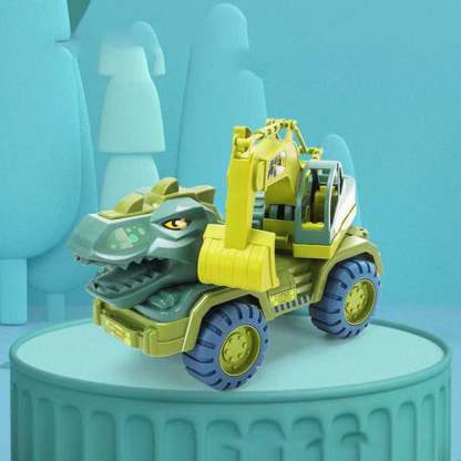 🔥Christmas super sale (Buy 1 and get a 12-piece dinosaur kit) - Dinosaur Engineering Vehicle