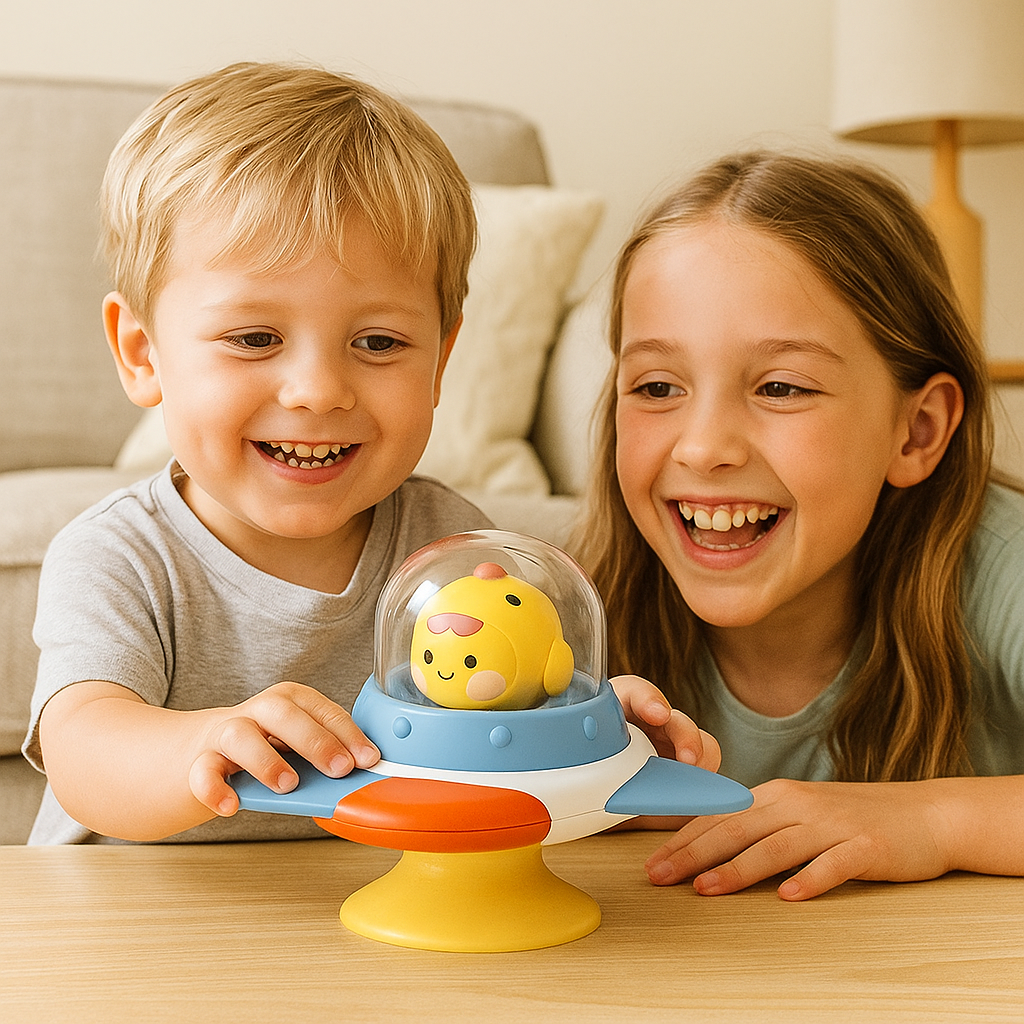 Montessori Suction Cup Spinner – Rotating Educational Toy