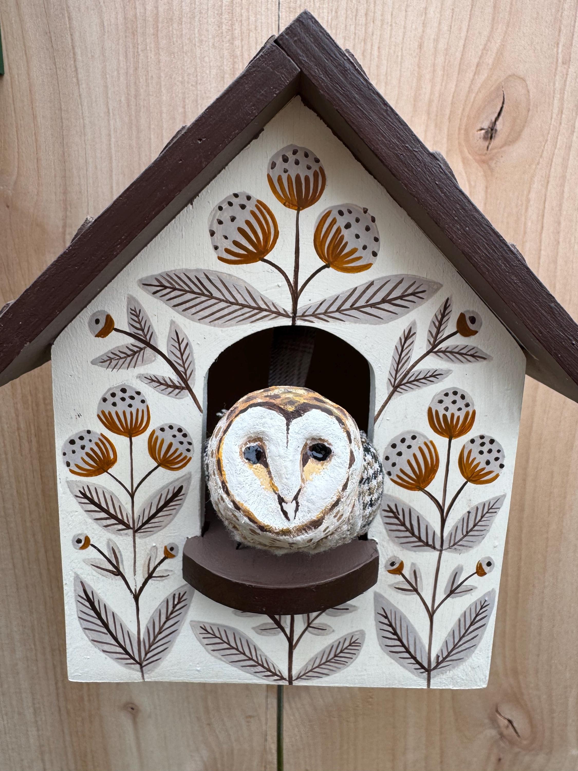 🔥Last Day 50% OFF - 🦉Whimsical Kinetic Art Birdhouse Wall Decor (🔥Same as in the video)