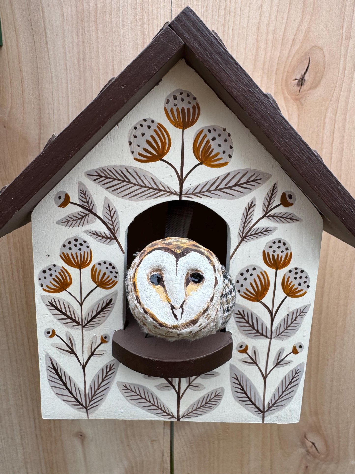 🔥Last Day 50% OFF - 🦉Whimsical Kinetic Art Birdhouse Wall Decor (🔥Same as in the video)