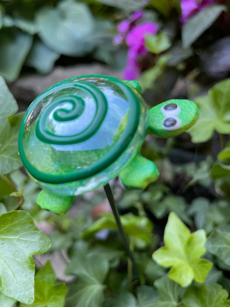 Green Sea Turtle Garden Stake