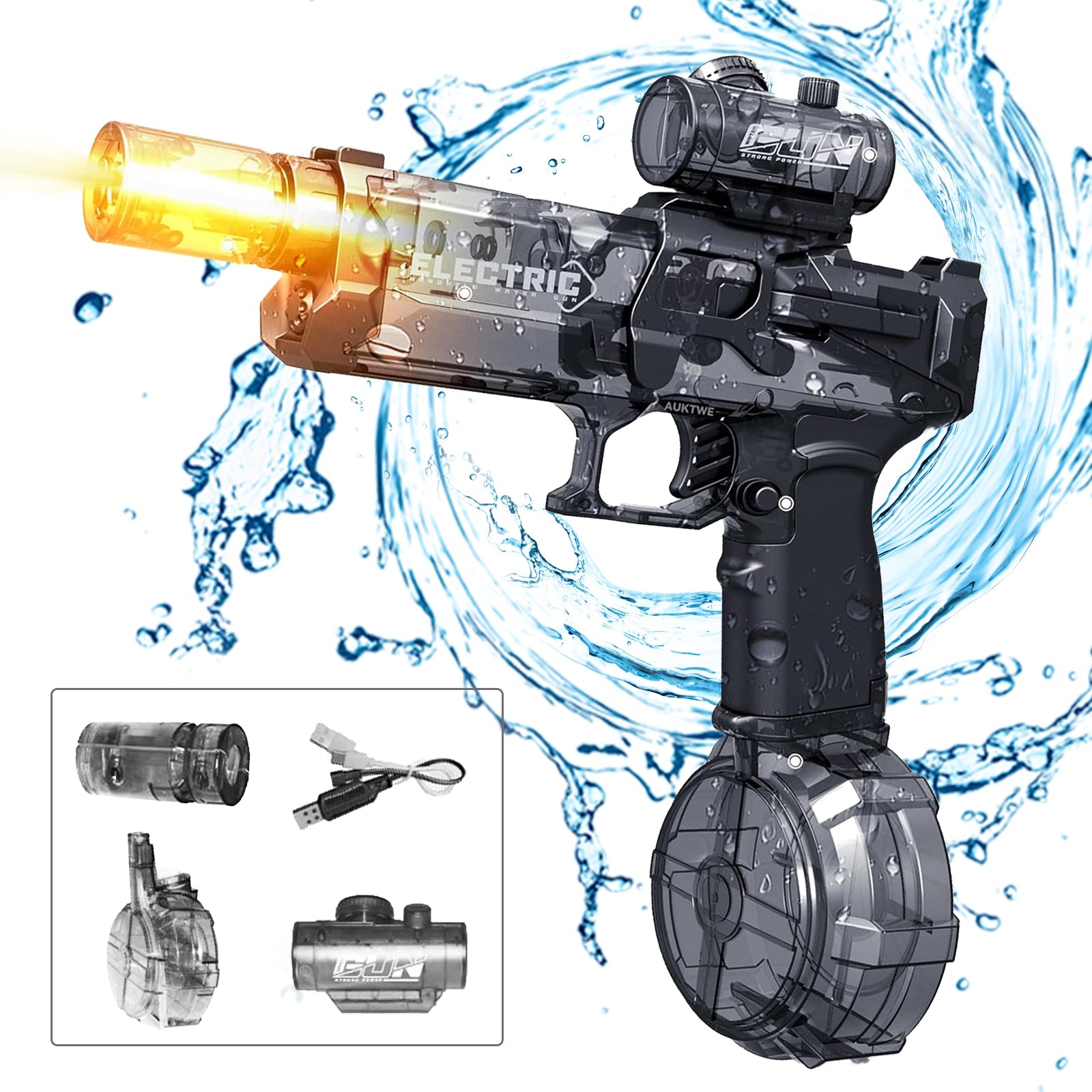 YoPoll High Capacity Pistol for Beach Swimming Toy