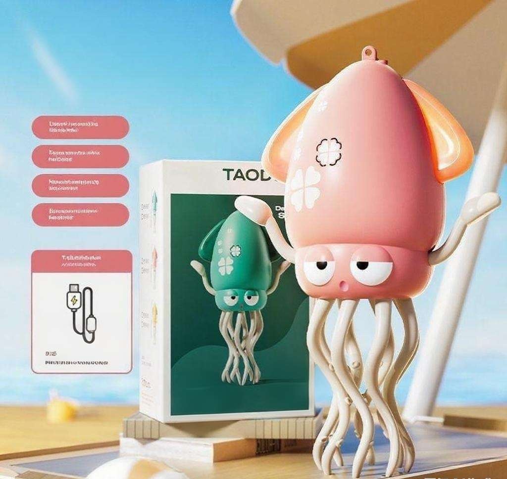 🏆New Product Promotion!!🎁-Pet Electric Dancing Octopus Toy