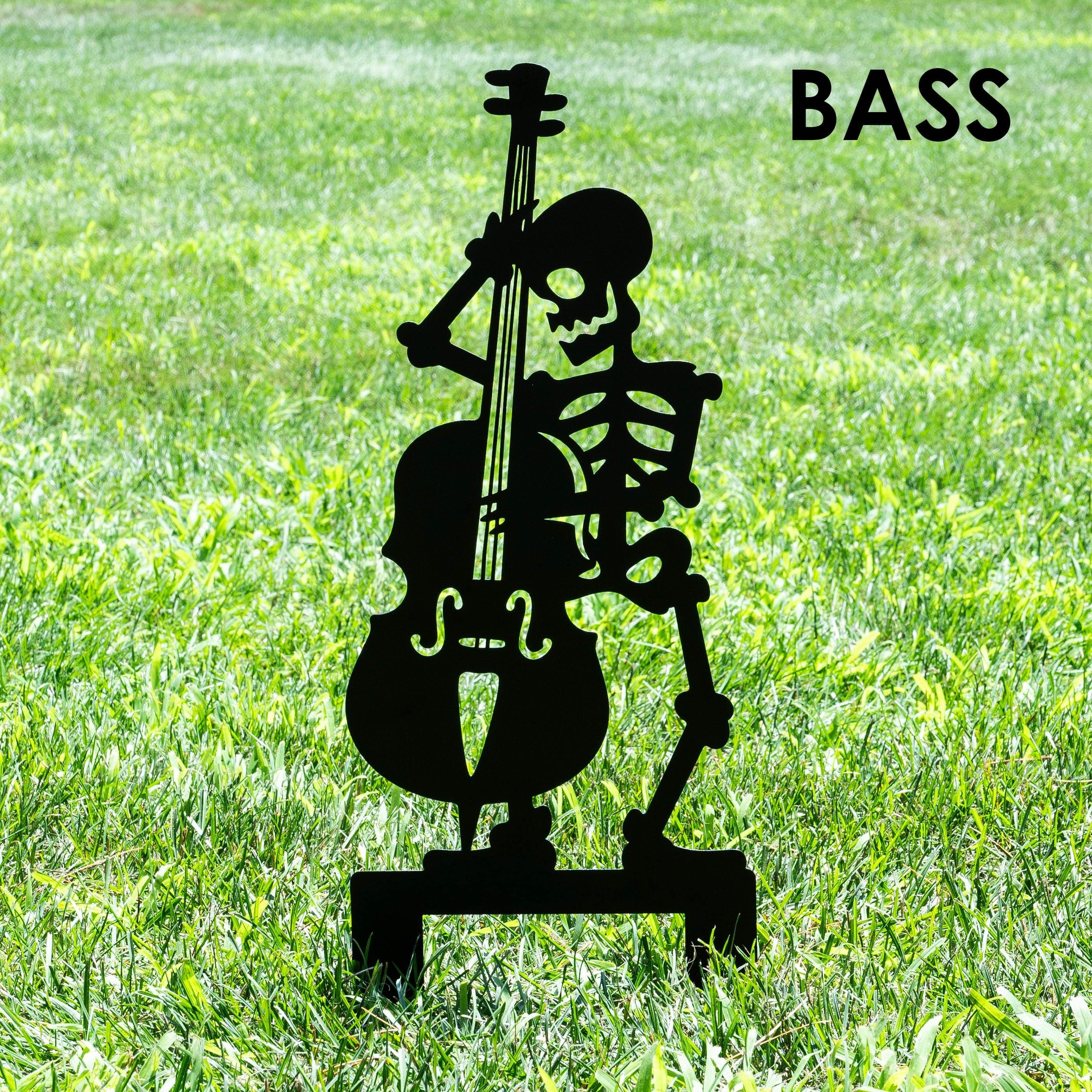 🔥LAST DAY 49% OFF - Halloween Musician Skeleton Yard Stakes Garden Signs