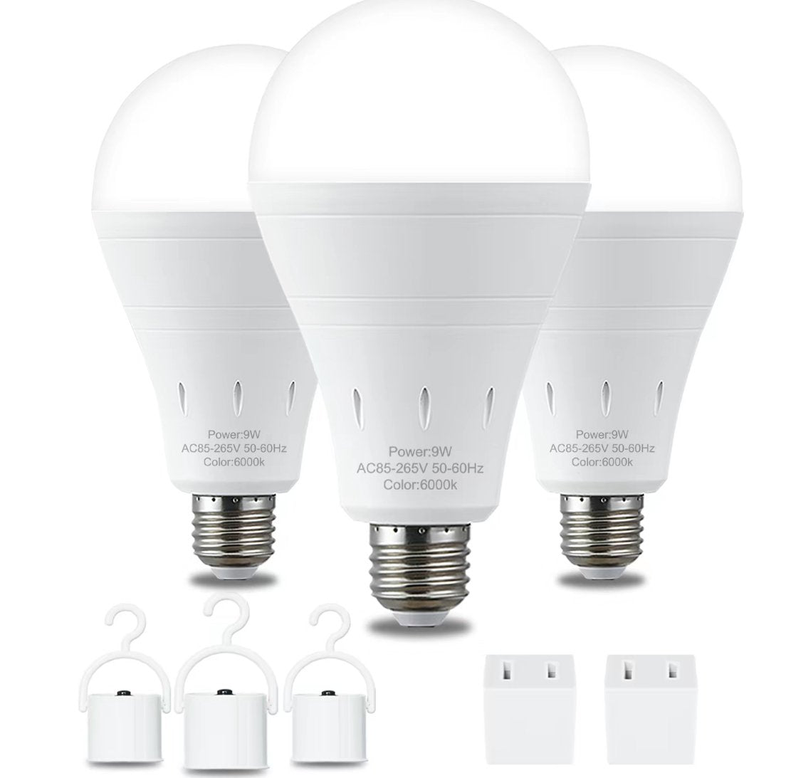 3-Pack / 6-Pack Rechargeable Emergency Light Bulbs 💡