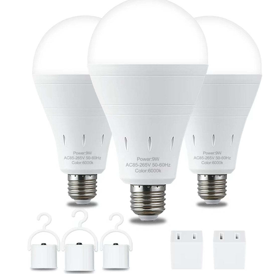 3-Pack / 6-Pack Rechargeable Emergency Light Bulbs 💡