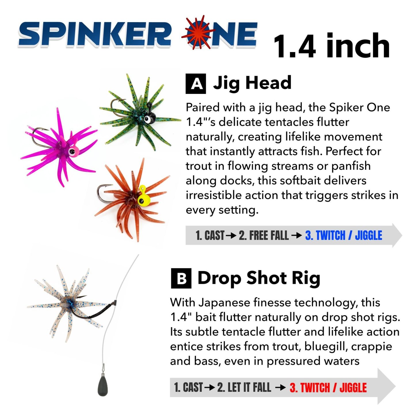 🎣🐙 Tentacle Finesse Soft Plastic Lure