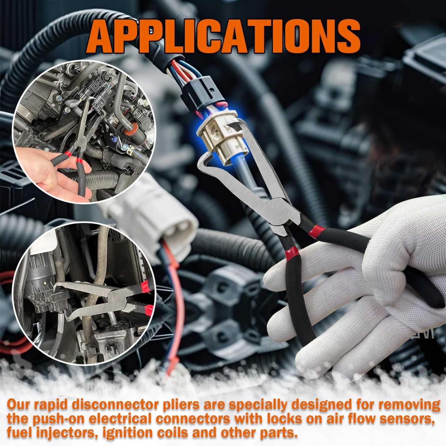 Eptchn Electrical Disconnect Pliers Automotive Specialty Tool