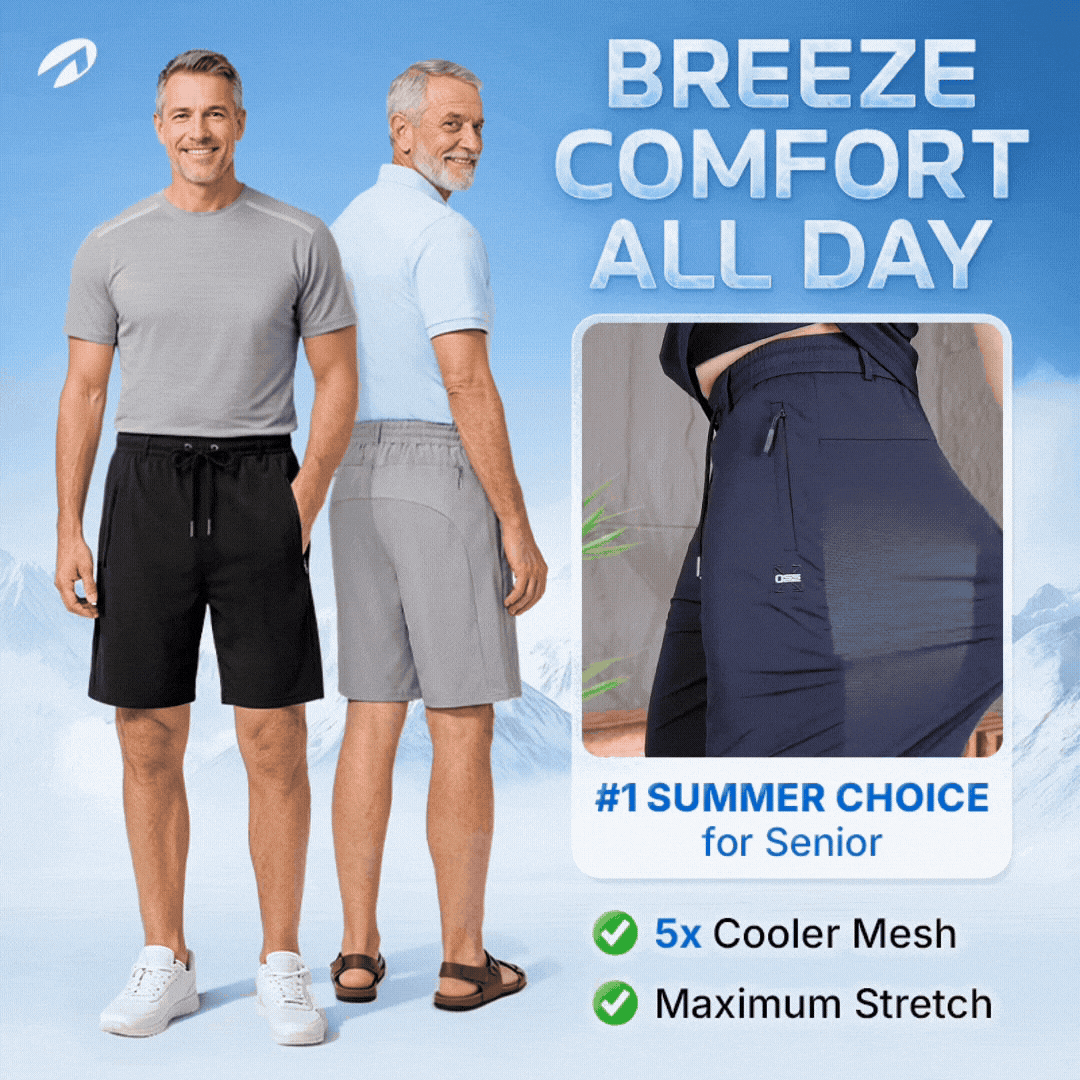 ArcticMove - Ultra-Breathable Ice Silk Stretch Shorts