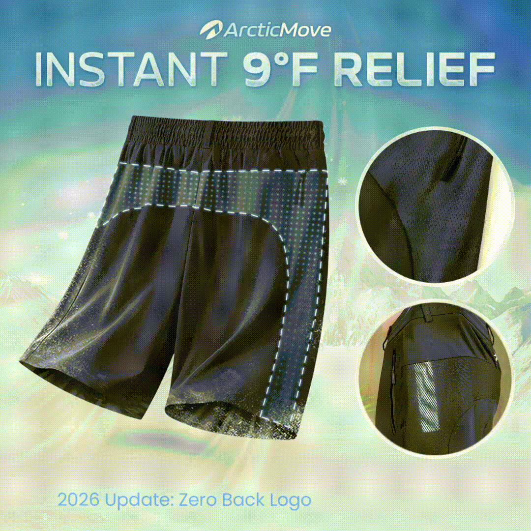 ArcticMove - Ultra-Breathable Ice Silk Stretch Shorts