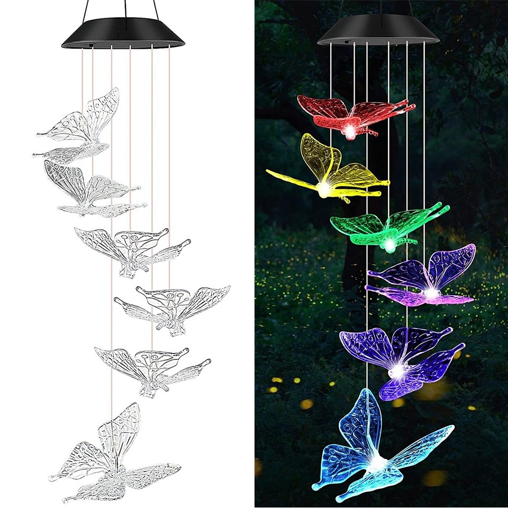 Colorful LED Solar-Powered Light Bulb Wind Chimes (🔥2025 BEST GIFT TO FAMILY🔥)