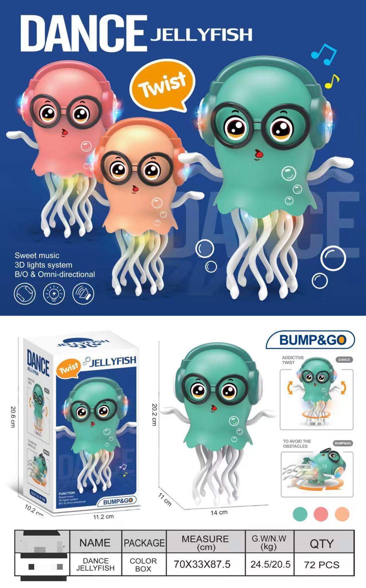 🏆New Product Promotion!!🎁-Pet Electric Dancing Octopus Toy