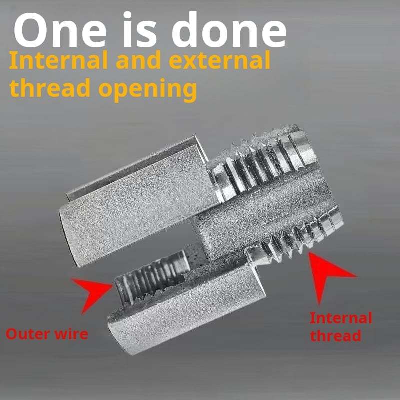 1/2'' and 3/4'' Water pipe internal and external integrated threader