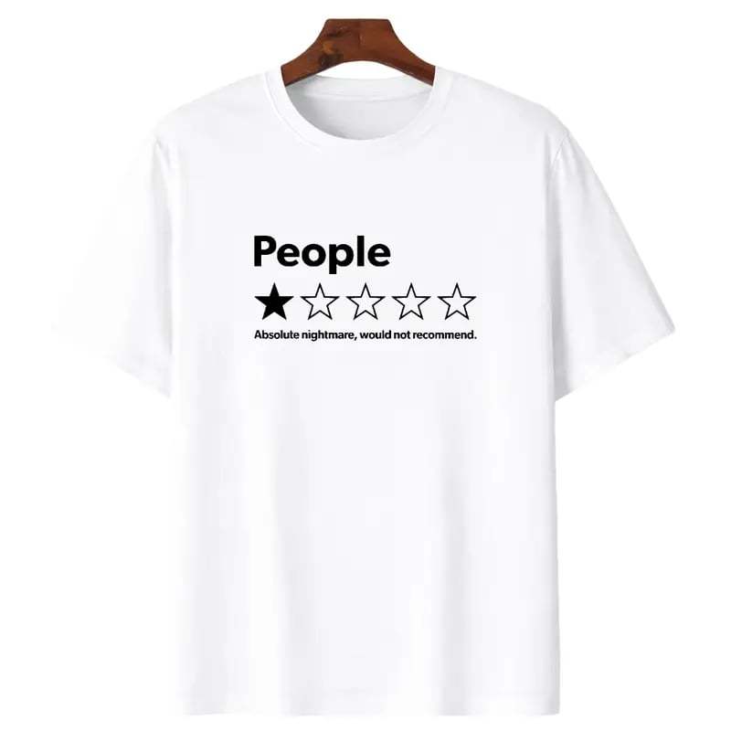 Funny Review People One Star: Absolute Would T-Shirt