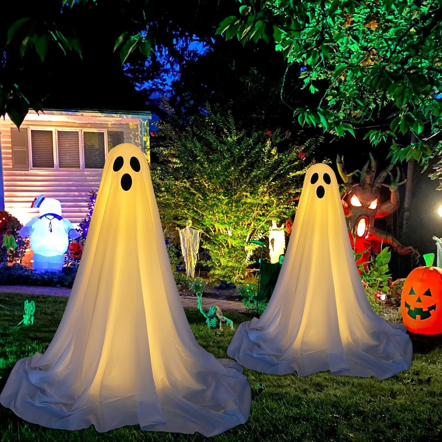 🔥2025 HALLOWEEN SALE - 83 Huge Spooky Ghost Decor
