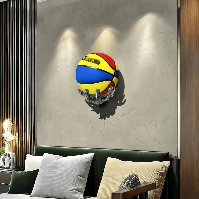 🔥Limited Time 50% Off✨Creative Wall Mounted Basketball Holder